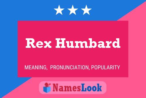 Affiche de nom Rex Humbard