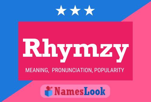 Affiche de nom Rhymzy