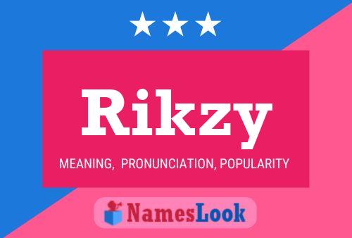 Affiche de nom Rikzy