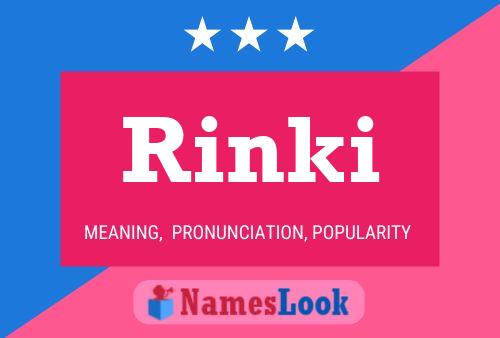 Affiche de nom Rinki