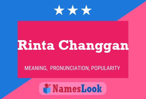 Affiche de nom Rinta Changgan