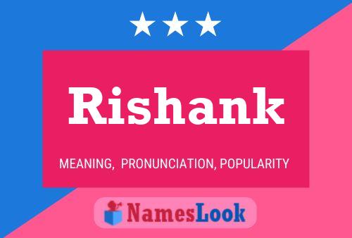 Affiche de nom Rishank