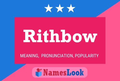 Affiche de nom Rithbow