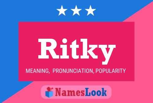 Affiche de nom Ritky