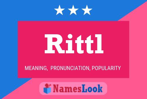 Affiche de nom Rittl