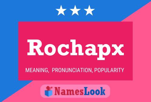 Affiche de nom Rochapx