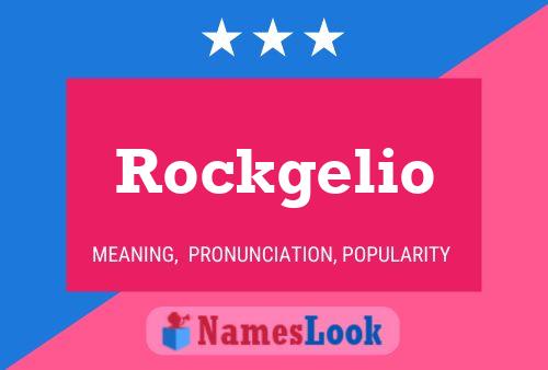 Affiche de nom Rockgelio