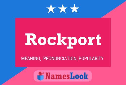 Affiche de nom Rockport