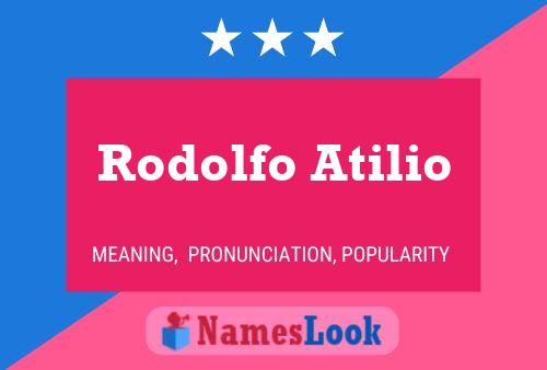 Affiche de nom Rodolfo Atilio