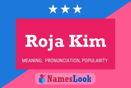 Affiche de nom Roja Kim