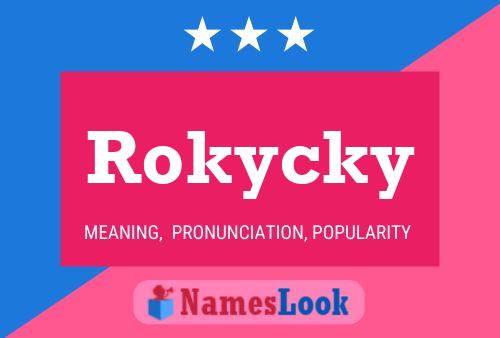 Affiche de nom Rokycky