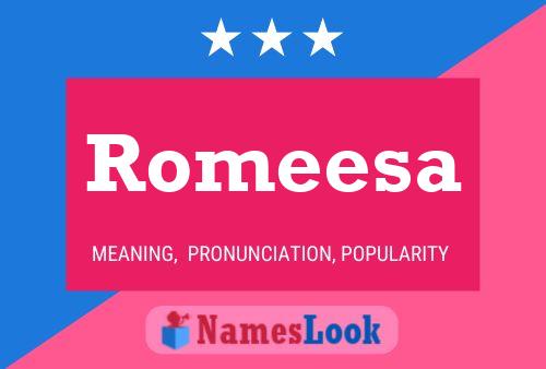 Affiche de nom Romeesa