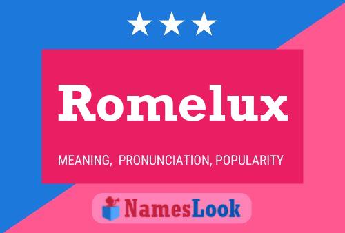 Affiche de nom Romelux