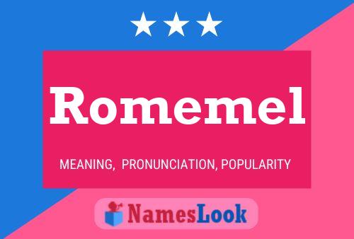 Affiche de nom Romemel