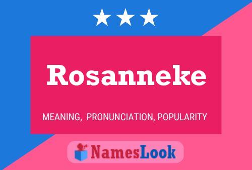 Affiche de nom Rosanneke