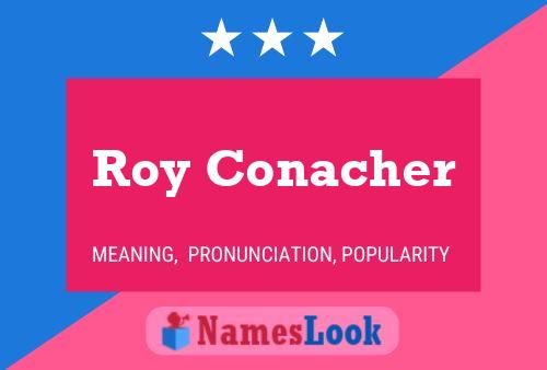 Affiche de nom Roy Conacher