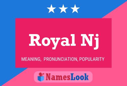 Affiche de nom Royal Nj