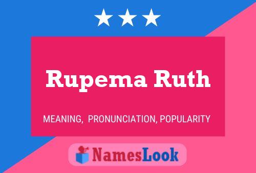 Affiche de nom Rupema Ruth