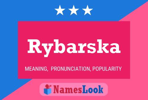 Affiche de nom Rybarska