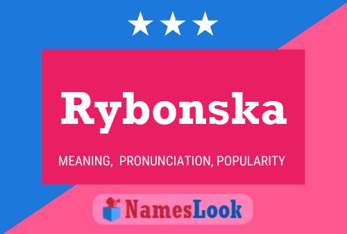 Affiche de nom Rybonska