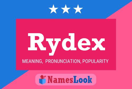 Affiche de nom Rydex