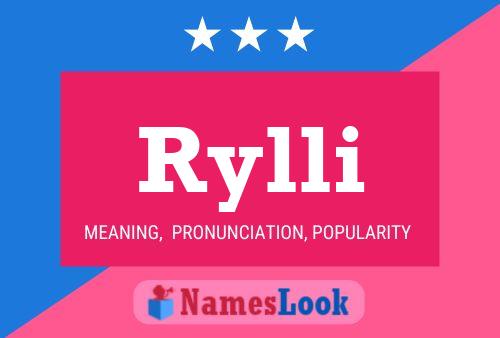 Affiche de nom Rylli