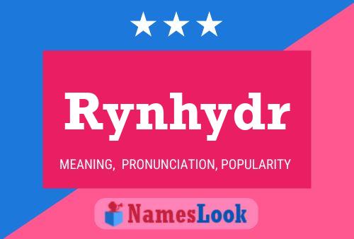 Affiche de nom Rynhydr