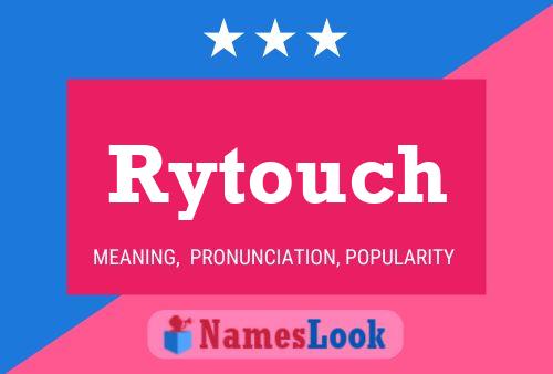 Affiche de nom Rytouch