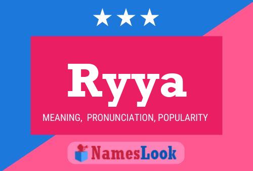 Affiche de nom Ryya