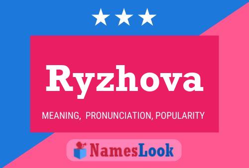 Affiche de nom Ryzhova