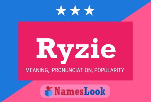 Affiche de nom Ryzie