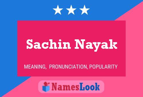 Affiche de nom Sachin Nayak