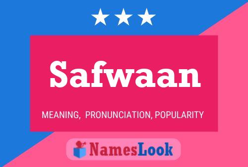 Affiche de nom Safwaan