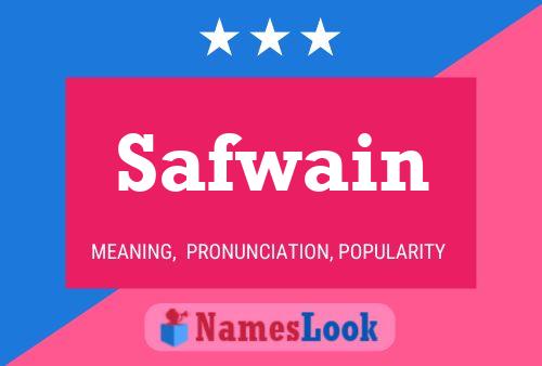 Affiche de nom Safwain