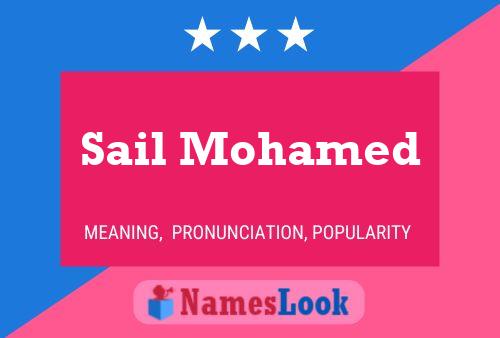 Affiche de nom Sail Mohamed