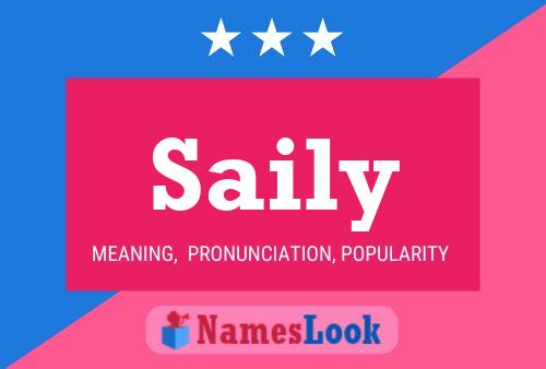 Affiche de nom Saily