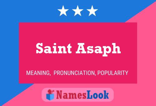 Affiche de nom Saint Asaph