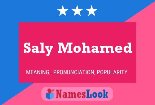 Affiche de nom Saly Mohamed