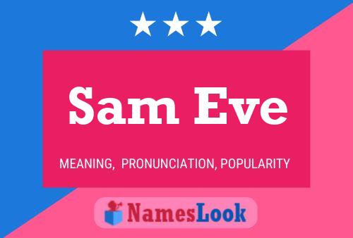 Affiche de nom Sam Eve