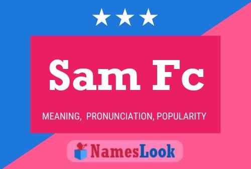 Affiche de nom Sam Fc