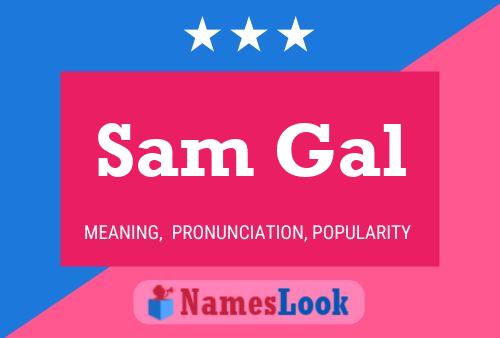 Affiche de nom Sam Gal