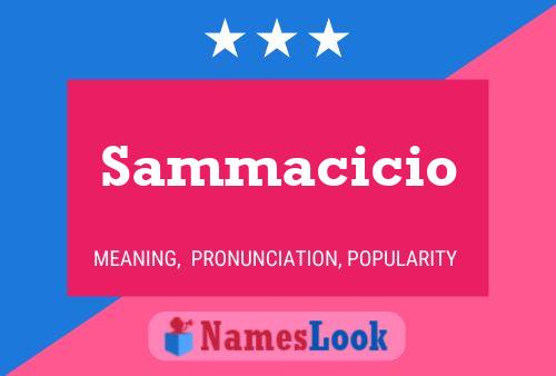 Affiche de nom Sammacicio