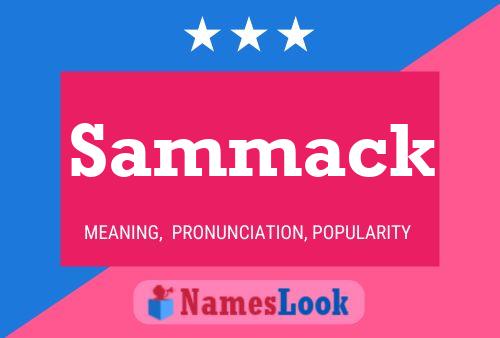 Affiche de nom Sammack