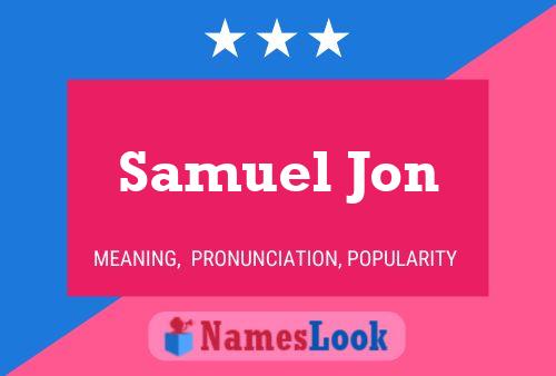 Affiche de nom Samuel Jon