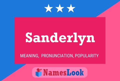 Affiche de nom Sanderlyn