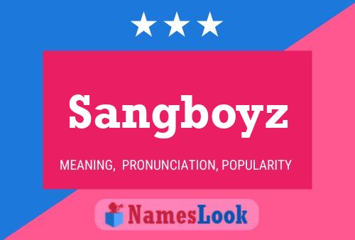 Affiche de nom Sangboyz