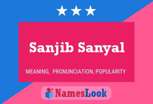 Affiche de nom Sanjib Sanyal