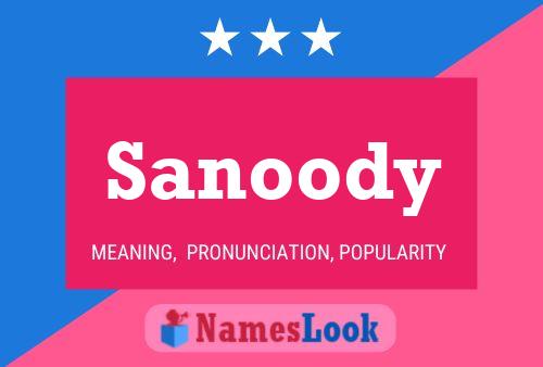 Affiche de nom Sanoody