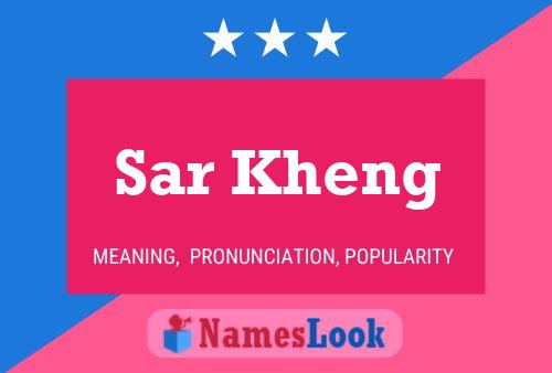 Affiche de nom Sar Kheng