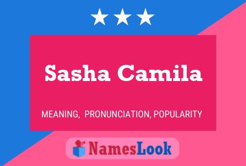 Affiche de nom Sasha Camila